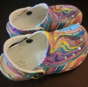 Crocs Classic Graphic Clog (Toddler Girl 8c)